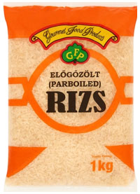 Fehér hosszúszemű rizs (előgőzölt) parboiled – 1 kg 