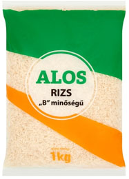 Fehér hosszúszemű rizs B minőség – 1 kg 